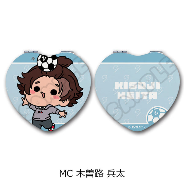 『イナズマイレブン・ザ・ムービー 2025』コンパクトミラー(ハート) MC 木曽路兵太